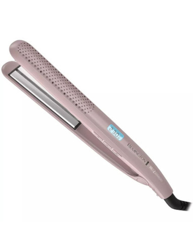PLANCHA DE CABELLO REMINGTON WET2STRAIGHT CERAMICA 230 GRADOS PANTALLA DIGITAL MORADO