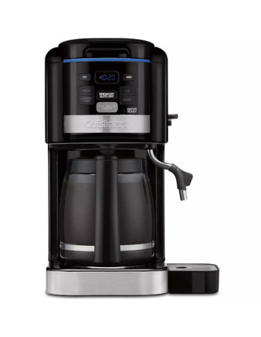 CAFETERA CUISINART PROGRAMABLE HASTA 24H ANTES SIST  AGUA CALIENTE JARRA 12TZ APAGADO AUTOMATICO CON FILTRO NEGRA