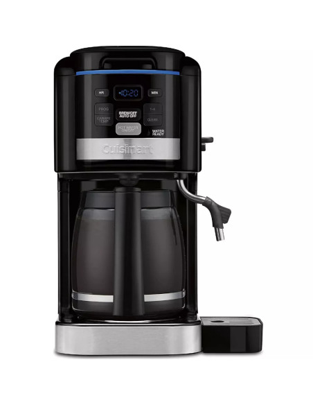 CAFETERA CUISINART PROGRAMABLE HASTA 24H ANTES SIST  AGUA CALIENTE JARRA 12TZ APAGADO AUTOMATICO CON FILTRO NEGRA