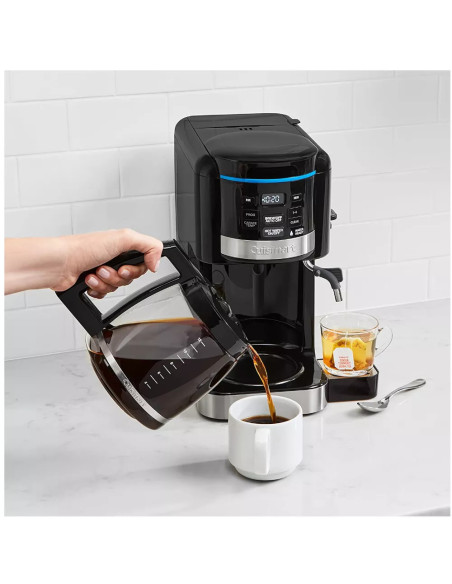 CAFETERA CUISINART PROGRAMABLE HASTA 24H ANTES SIST  AGUA CALIENTE JARRA 12TZ APAGADO AUTOMATICO CON FILTRO NEGRA