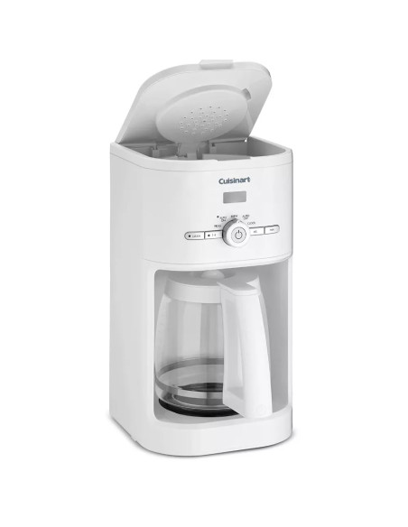 CAFETERA CUISINART PROGRAMABLE HASTA 24H ANTES JARRA 12TZ APAGADO AUTOMATICO CON FILTRO BLANCA