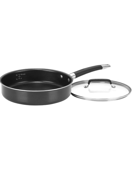 SET DE OLLAS CUISINART 12PCS ANTIADHERENTE ALUMINIO NEGRO