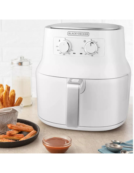 Freidora De Aire Black Decker 4 5 Lts Blanca