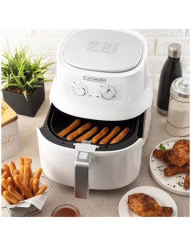 Freidora De Aire Black Decker 4 5 Lts Blanca