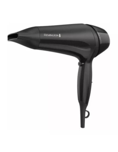 SECADOR DE CABELLO REMINGTON THERMCARE 1900W 2 VEL. 3 AJUSTES NEGRO