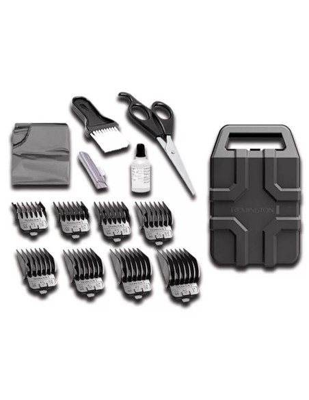 Cortadora de Cabello Remington 15 Pcs 110V Negra Amarilla