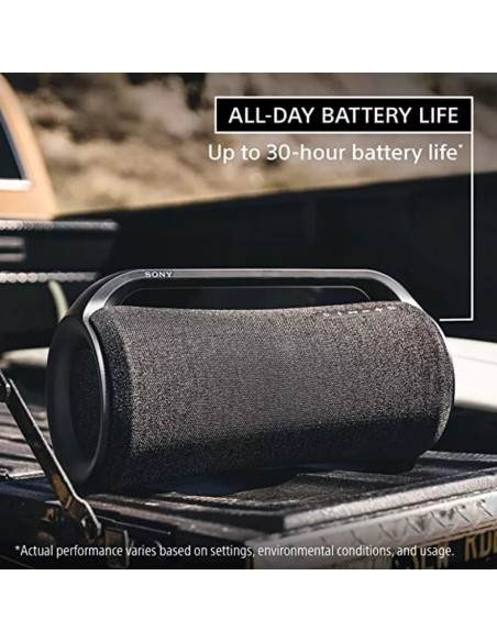 Parlante Sony Inalambrico Bt  Extra Bass 30H Duracion Ip66 Manos Libres Negro
