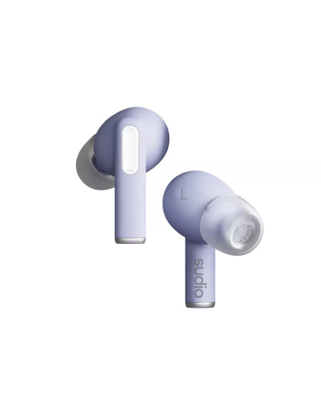 AUDIFONOS SUDIO A1 PRO INALAMBRICO ESTILO TAPON 13MM BT-MICROF. INTEGR. 6H DUR. USB-C IPX4 CANCELA RUIDO PURPURA