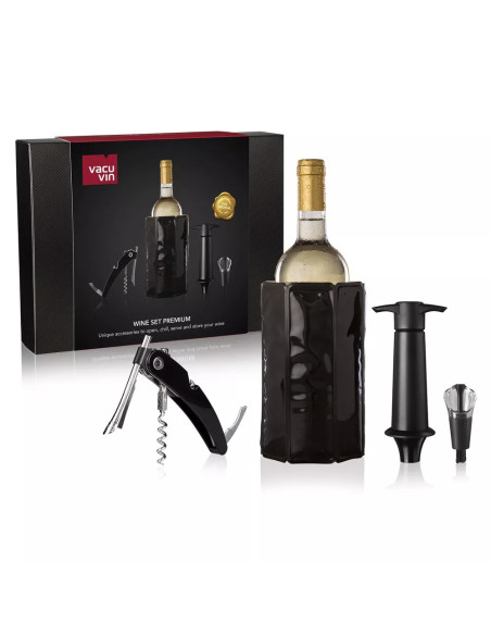 SET DE VINO PREMIUM VACU VIN 4 PCS
