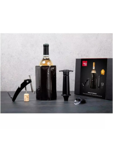 SET DE VINO PREMIUM VACU VIN 4 PCS
