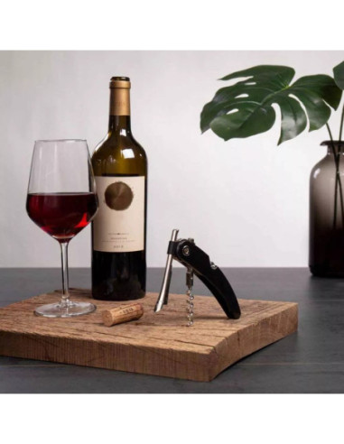 SACACORCHOS DE UN MOVIMIENTO VACU VIN POLIFUNCIONAL NEGRO