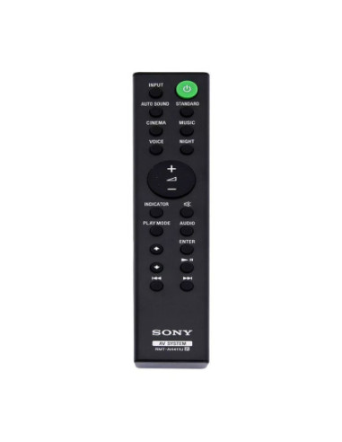 Barra De Sonido Sony Inalambrico Bt Hdmi Usb 120W 2Ch Ctrl Remoto