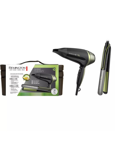 COMBO SECADORA PLANCHA REMINGTON DE AGUACATE