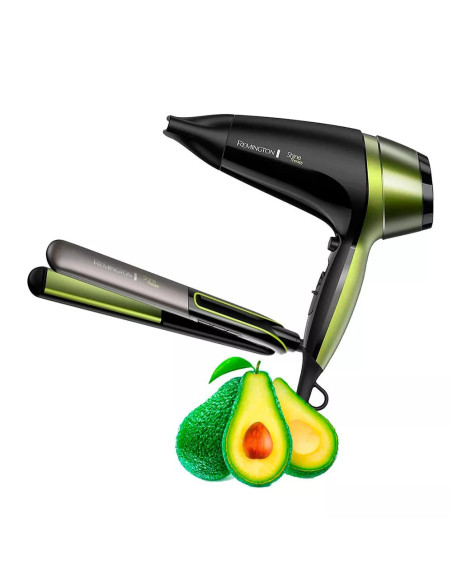 COMBO SECADORA PLANCHA REMINGTON DE AGUACATE