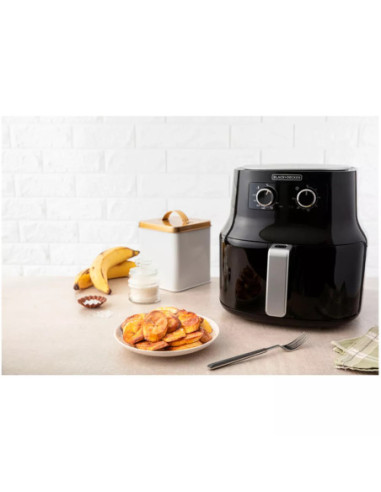 FREIDORA DE AIRE BLACK DECKER 4.5 LTS NEGRO