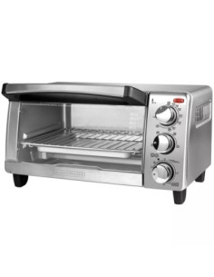 Horno Tostador Black Decker 4 Rebanadas Conveccion Natural 1150W Acero Inox 2