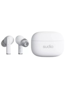 AUDIFONOS SUDIO A1 PRO INALAMBRICO ESTILO TAPON 13MM BT-MICROF. INTEGR. 6H DUR. USB-C IPX4 CANCELA RUIDO BLANCO 2