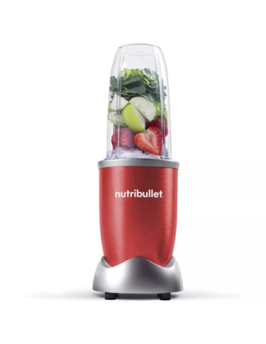 LICUADORA NUTRIBULLET 8PCS 600W JARRA PLASTICO COLOR ROJO