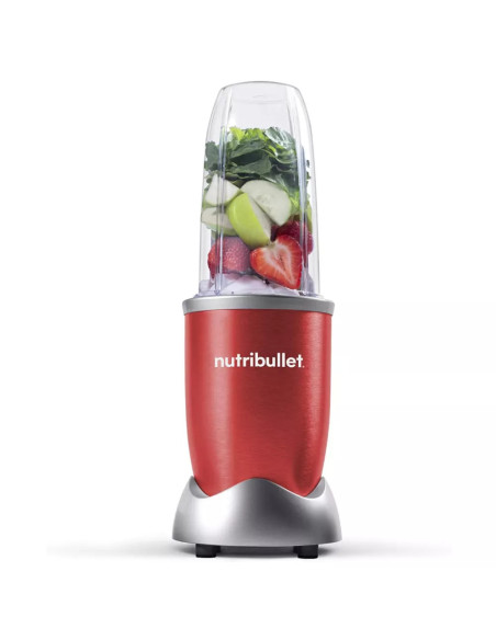 LICUADORA NUTRIBULLET 8PCS 600W JARRA PLASTICO COLOR ROJO