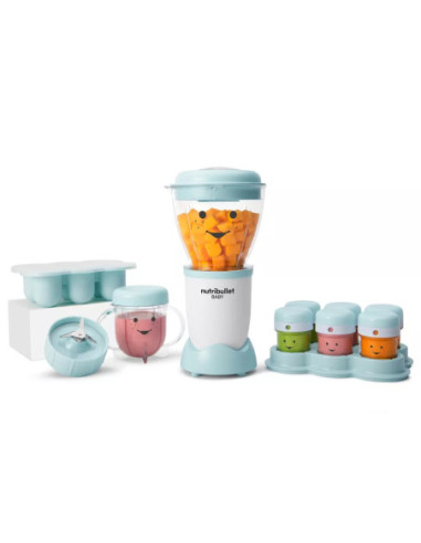 LICUADORA NUTRIBULLET BABY 20PCS 200W PLASTICO COLOR CELESTE