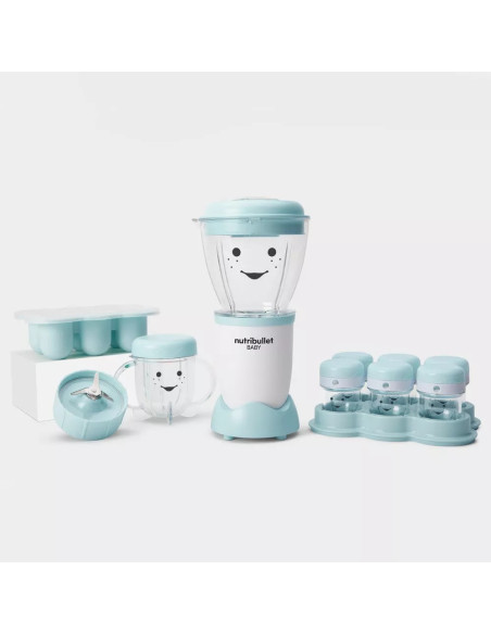 LICUADORA NUTRIBULLET BABY 20PCS 200W PLASTICO COLOR CELESTE