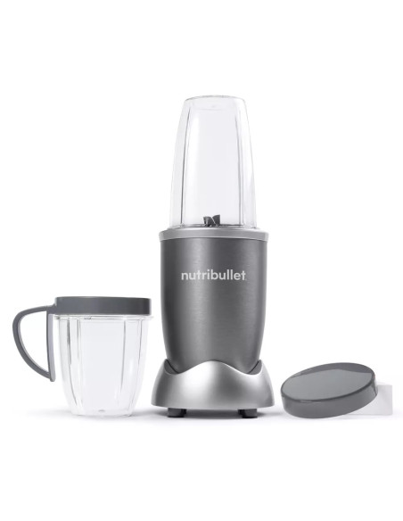 LICUADORA NUTRIBULLET 8PCS 600W JARRA PLASTICO COLOR GRIS