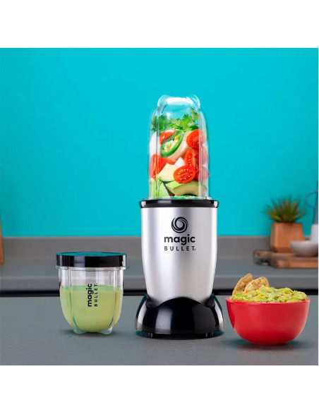 LICUADORA RECARGABLE MAGICBULLET 7PCS 250W PLASTICO COLOR PLATA