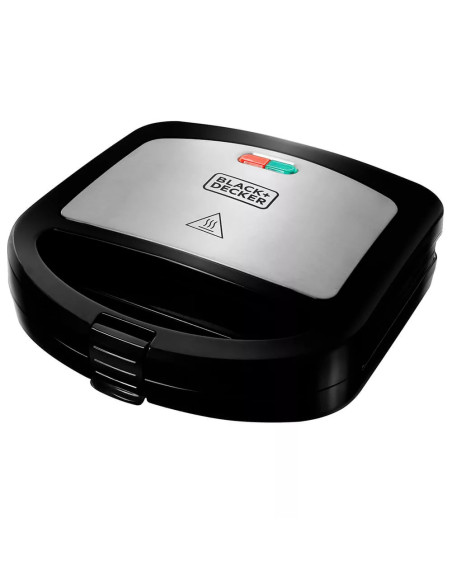 Sandwichera Black Decker Panini 2 Panes  700w Negra