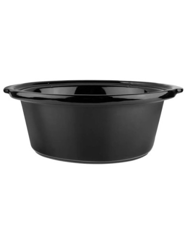 Olla De Coccion Lenta Black Decker Capacidad 7lts 3 Ajustes 320w Perilla Tapa Vidrio Sylver