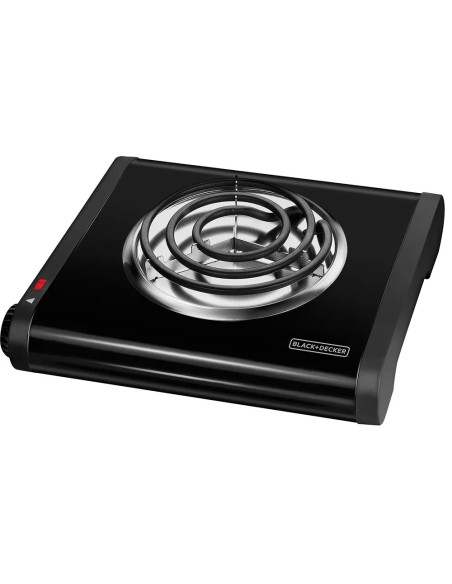 Hornilla Electrica Black Decker Luz Indicadora  1000w Negro