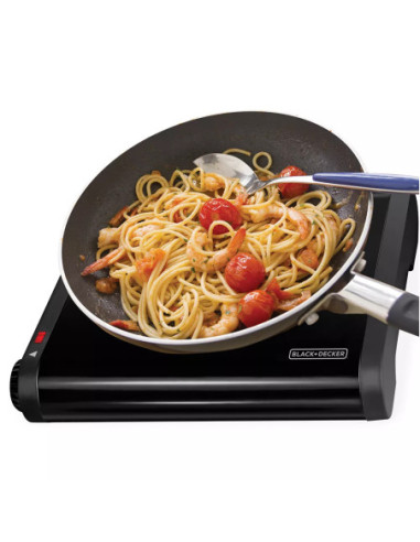 Hornilla Electrica Black Decker Luz Indicadora  1000w Negro