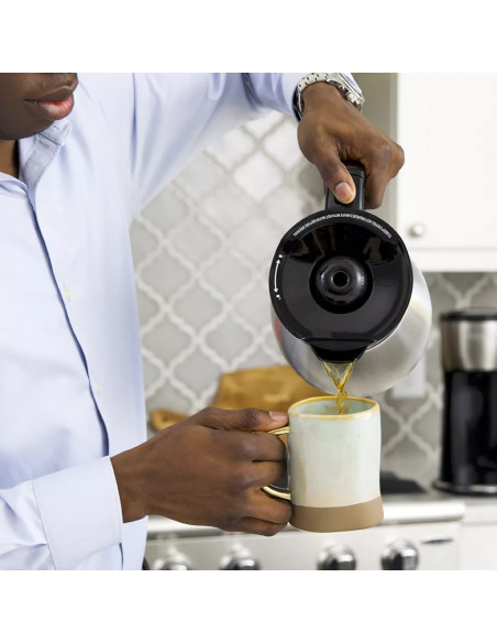 Cafetera Black Decker 12 Tazas Programable Termica Digital Con Jarra De Acero Inox