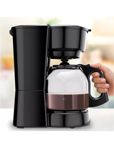 Cafetera Black Decker 12 Tazas Sistema Goteo Boton Encendido Y Apagado Negra
