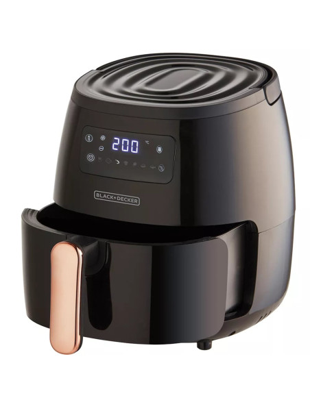 Freidora De Aire Black Decker Saludable 7 Funciones   5 7lts Panel Dig  Negro