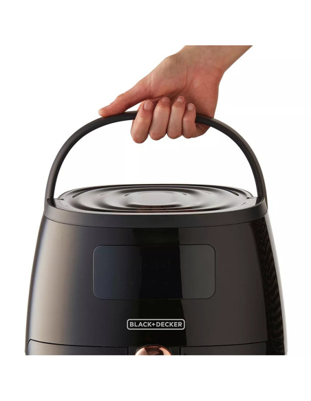 Freidora De Aire Black Decker Saludable 7 Funciones   5 7lts Panel Dig  Negro