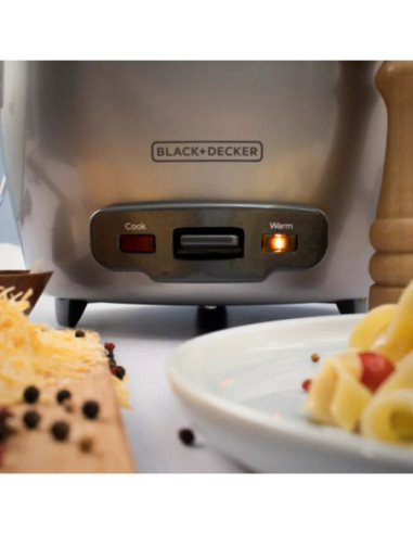 OLLA ARROCERA BLACK DECKER 20 TAZAS 3 0 LTS GRIS