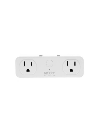 Tomacorriente Smart Nexxt 2  Enchufes Y 2Usb Wifi Alexa Google Assist  Hasta 1875W Ios Andr