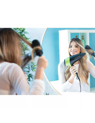 SECADOR DE CABELLO REMINGTON 1900W 3 NIVELES 2 VELOCIDADES AGUACATE