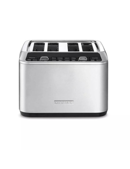 Tostadora Cuisinart Motorizado Digital 4 Posiciones 7 Sombras 8 Funcion Memoria 6 Tipos Pan Acero Inox