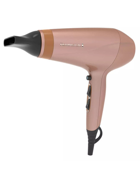 Secador de Cabello Remington con Terapia de Keratina 1900W 3 Ajustes 2 Vel  Rosado