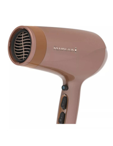 Secador de Cabello Remington con Terapia de Keratina 1900W 3 Ajustes 2 Vel  Rosado