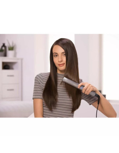 PLANCHA DE CABELLO REMINGTON CON KERATINA 230 GRADOS PANTALLA DIGITAL ROSADO
