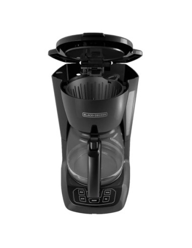 CAFETERA BLACK DECKER-12 TAZAS-DIGITAL-APAGADO AUTOMATICO-NEGRA