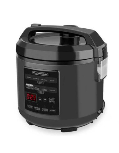 Olla Multifuncion Black Decker Digital 12 Tazas 12 Funciones 500W Negra