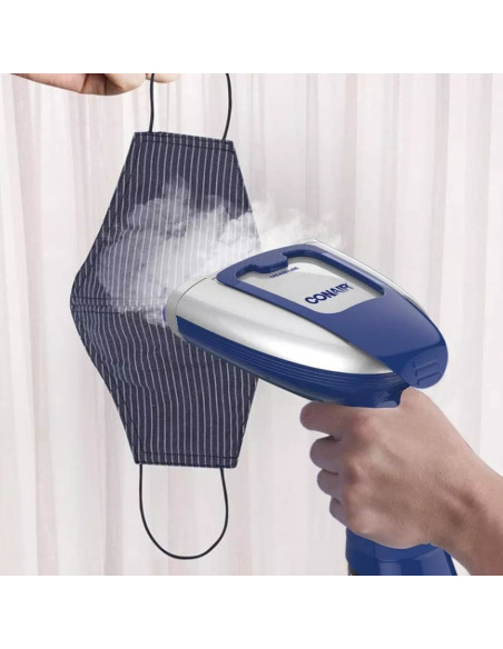 PLANCHA A VAPOR CONAIR ALAMBRICO 1875W 5 AJUSTES 40 SEG  DEP AGUA GRIS AZUL