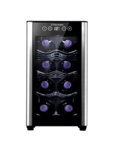 Vinera Electrolux Panel Digital 8 Botellas Negro