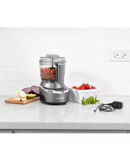 Mini Procesador Cuisinart Inalambrico 4 Tz Recargable Usb Negro