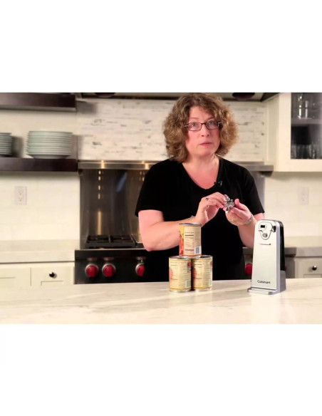 ABRELATAS ELECTRICO CUISINART SILVER