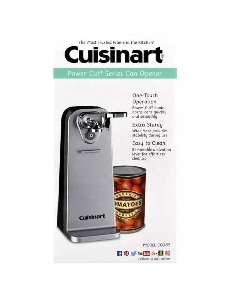 ABRELATAS ELECTRICO CUISINART SILVER