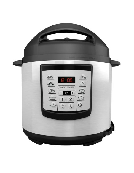 Olla de Presion Black Decker Multiuso Digital con 7 Funciones Tapa Removible